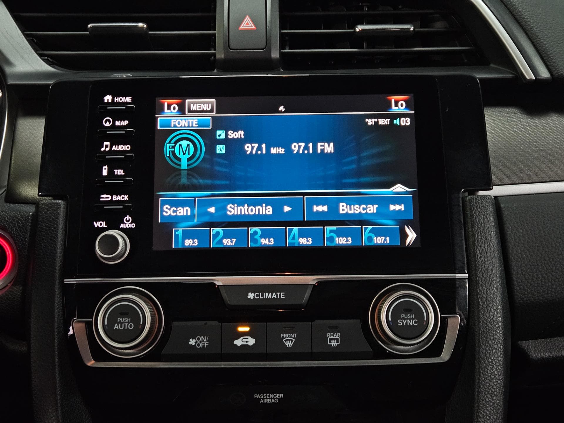 Honda Civic Exl Cvt 2021 miniatura 10